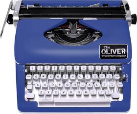 The Oliver Typewriter Company 840140304640 Timeless Manual Blue The Oliver Typewriter Company 840140304640 Timeless Manual Blue