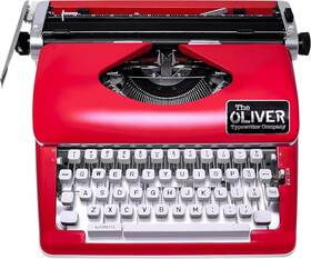 The Oliver Typewriter Company 840140304664 Timeless Manual Red The Oliver Typewriter Company 840140304664 Timeless Manual Red