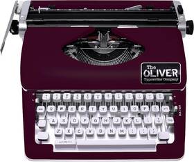 The Oliver Typewriter Company 840140304688 Timeless Manual Burgundy