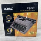 Royal Epoch Manual Portable Black Typewriter 79100G New Sealed In Box.. Fixed Price $170.00.