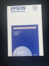 Epson Watercolor Paper Radiant White. 13 X 19 B. (super A3) 20 Sheets. Fixed Price $29.00.