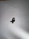 Ibm Selectric Iii Part Paper Table Left Hand Bracket #1254500 Set Screw Holes. Fixed Price $19.95.