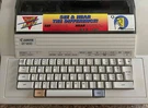 Canon Typewriter "qt 1200" W. Keyboard Cover And Original Box- Please Read. Fixed Price $95.00.