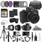 Canon Eos R100 With 18-45MM Lens MIC+32GB +9 Pc Filtr-mega Kit. Fixed Price $617.99.