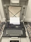 Vintage Sharp PA-3260 Typewriter + Hardcase Tested Works Great. Fixed Price $49.99.