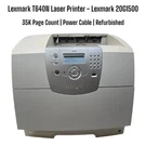 Lexmark T640N Monochrome Laser Printer Network Ready Fast 20G1500. Fixed Price $449.99.