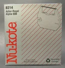 Typewriter Ribbon Adler/royal Nukote Alpha 600 Reorder Number B214. Fixed Price $7.46.