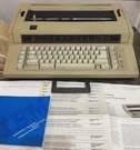 Ibm Actionwriter Vintage Electric Typewriter Daisy Wheel Germany Made 6715-001. Fixed Price $125.00.