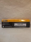Fellowes 75906 Plastic Partition Additions Nameplate, 9W X 1/2H, Dark Graphite. Fixed Price $14.99.