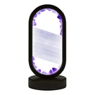 Gc Quill Natural Amethyst And Selenite Crystal Healing Night Table Lamp 3-CO.... Fixed Price $41.17.