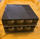 18 Piece Lot Ibm Selectric Font Golf Balls With Storage Box. Fixed Price $129.00.