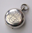 1897 Sterling Victorian Sovereign Case Goldsmiths & Silversmiths London. Fixed Price $193.38.