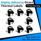 Shipping Labels DK-1202 2.4 X 3.9 Compatible With Brother QL-500 QL-550. Fixed Price $257.08.
