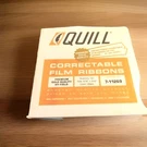 Quill Correctable Film Ribbon 7-11269 Color Black 5/8" X 510" Set Of 4. Fixed Price $21.99.