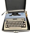 Vintage Royal All-american Portable Manual Typewriter Blue W/ Case Usa. Fixed Price $95.99.