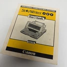 Canon Starwriter Jet 300 Personal Publishing System User's Guide. Fixed Price $16.95.
