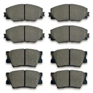 D1211 D1212 Front & Rear Ceramic Disc Brake Pads Kit For Pontiac Vibe 2009-20.... Fixed Price $63.09.