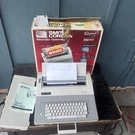 Vintage Smith Corona 350 Dle Electronic Typewriter Silver Ash Box Spell Right. Fixed Price $88.20.