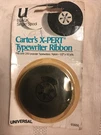 Carters X-pert 65667 Black Single Spool Universal Typewriter Ribbon 1/2" 10Y. Fixed Price $8.37.