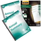 Fellowes CRC52243 Frosted Binding Covers, 8.5 X 11", Heavy Weight, Pack Of 25. Fixed Price $30.99.