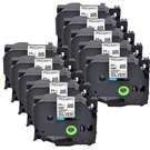 10PK 0.94" Compatible Brother TZ-M951 TZE-M951 Black On Matt Silver Label Tape. Fixed Price $46.99.