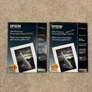 Epson Ultra Premium Presentation Paper Matte, 8.5"X11", 75 Sheets, Read Desc.. Fixed Price $39.99.