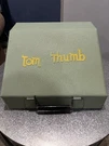 Vintage Tom Thumb 1950 Youth Manual Typewriter Olive Green Portable Case Steel. Fixed Price $77.00.