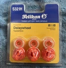 Rare Pelikan S321H Three Lift Off Tape Spools For Use W/ Daisywheel Typewriters. Fixed Price $12.49.