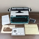 Smith Corona 250 Xke Electric Typewriter Tested Working Case And 1973 Invoice. Fixed Price $220.00.