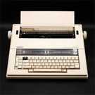 Vintage Brother AX-15M Electronic Typewriter (1987) W/ Cover Typing Go!. Fixed Price $75.00.