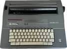 Vintage Smith Corona Electric Typewriter Deville 470 With Lid Model 5A. Fixed Price $39.00.