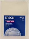 Epson Professional Media Photo Paper / S0411271 8.5X11 Letter 100 Sheets New. Fixed Price $14.99.