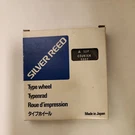 Silver Reed Ex 30 Printwheel Cassette Daisywheel - Courier 12P 5002. Fixed Price $15.00.