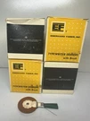 4 Boxes Nos Eberhard Faber 6587 Typing Erasers With Brush Van Dyke. Fixed Price $69.88.