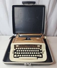 1960'S Copper Sears Cutlass Manual Portable Typewriter Type-pica W/case. Fixed Price $70.00.