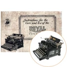 Royal No 10 Typewriter Instruction Manual User Repro Antique Double Glass Side. Fixed Price $13.00.