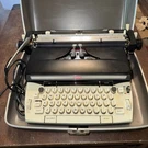 Vintage Sears Forecast 12 Portable Manual Typewriter With Hard Sided Travel Case. Fixed Price $94.95.