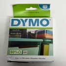 Genuine Dymo 30347 - 1" 1.5" White 750/BOX. Is Damaged. Fixed Price $17.98.