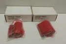 Lot Of 2 Rolls New Old Stock! Simplex I-3/4X3 Red Cotton Time Clock Ribbon TS449. Fixed Price $22.95.