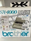 Brother SX-4000 Electronic Lcd Display Typewriter W/ Box Dictionary Used Twice. Fixed Price $200.00.