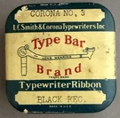 Vintage Tin Lc Smith & Corona Typewriter Ribbon Bar Brand. Fixed Price $7.60.