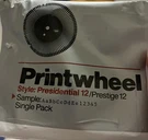 Smith Corona 59519 Printwheel Nob Presidential 12 Prestige Single Pack. Fixed Price $10.99.