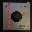 New Box Csa Neuchatel Switzerland Print Wheel Qume Mono Compatible - Vintage. Fixed Price $12.50.