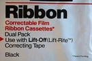Smith Corona H63446 H59436 Correctable Film Typewriter Ribbon Cassettes 2 Pack. Fixed Price $11.99.
