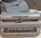 Perkins Brailler Manual Typewriter Portable W/ Case Steel Vintage. Fixed Price $175.00.