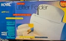 Royal Automatic Letter Folder APF300 Business Home Nob 260212. Fixed Price $149.99.