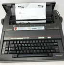 Brother AX-24 Electronic Typewriter Word Spell W/ Cover Needs Ink Tested. Fixed Price $80.40.
