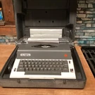 Vintage Olympia Report De Luxe Electric Typewriter & Case Germany Parts / Repair. Fixed Price $64.95.