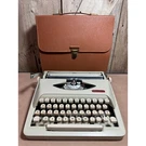 1960S Vintage Royalite '65 Manual Typewriter Beige Original Case Holland. Fixed Price $125.00.