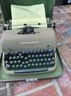 Remington Quiet-riter Portable Typewriter 1950S Vintage W/case Miracle. Fixed Price $65.00.